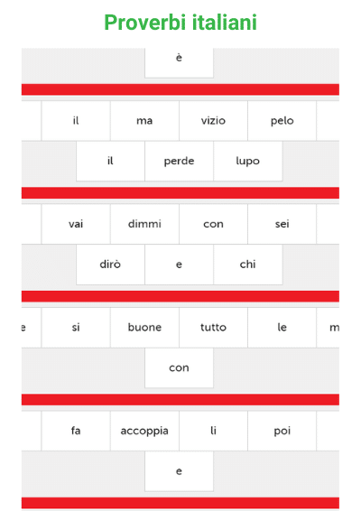 Online Italian proverbs