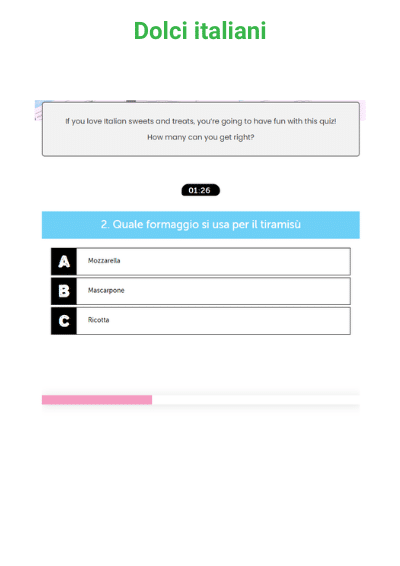 Dolci Italiani Quiz